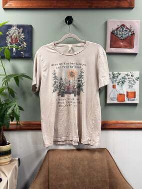 Bella+Canvas Drift Away Sunflower and Jeep Graphic T-Shirt